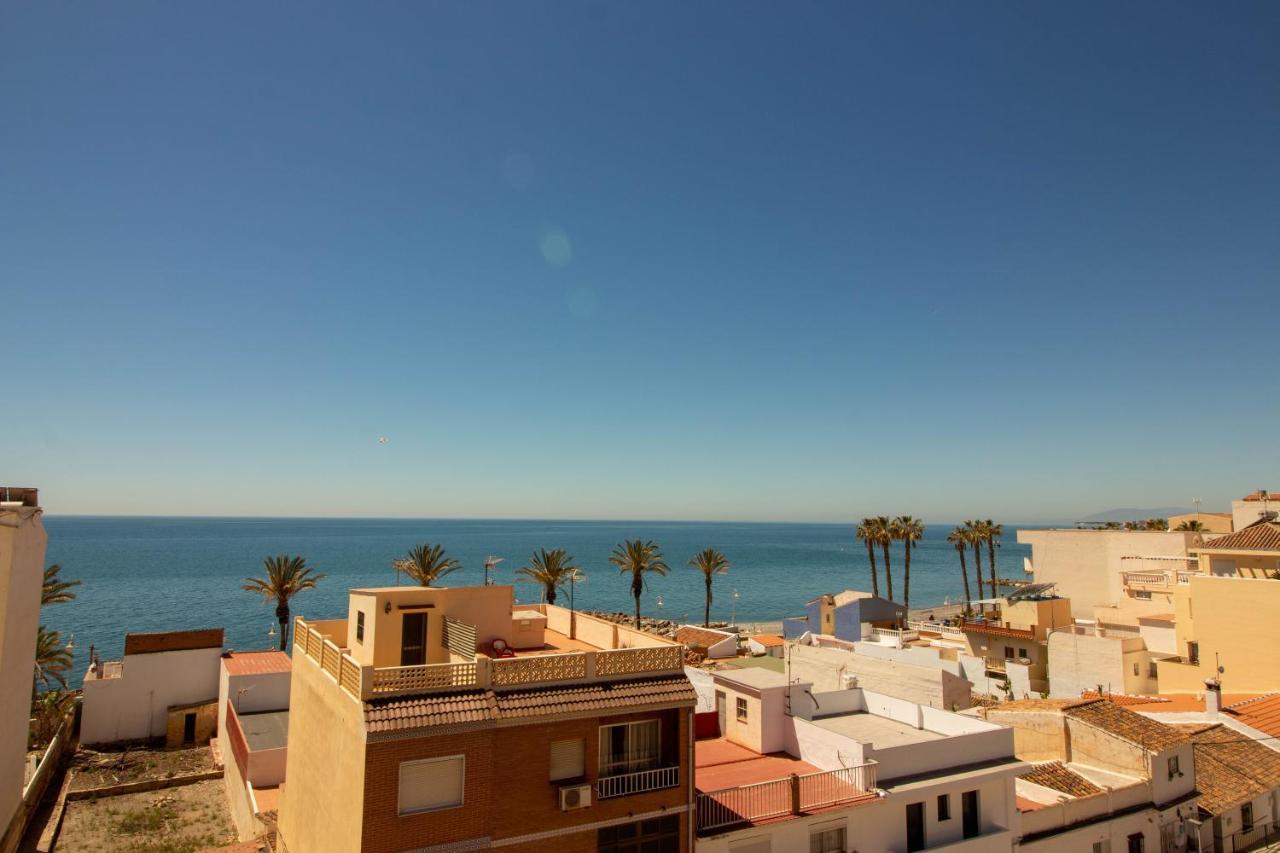 A View Of The Beach Duplex Málaga Exterior foto
